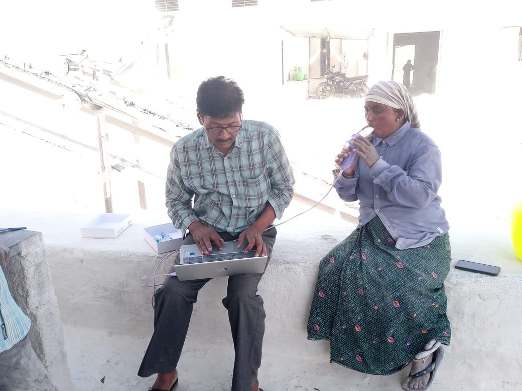 On site Screening with Spirometer 3